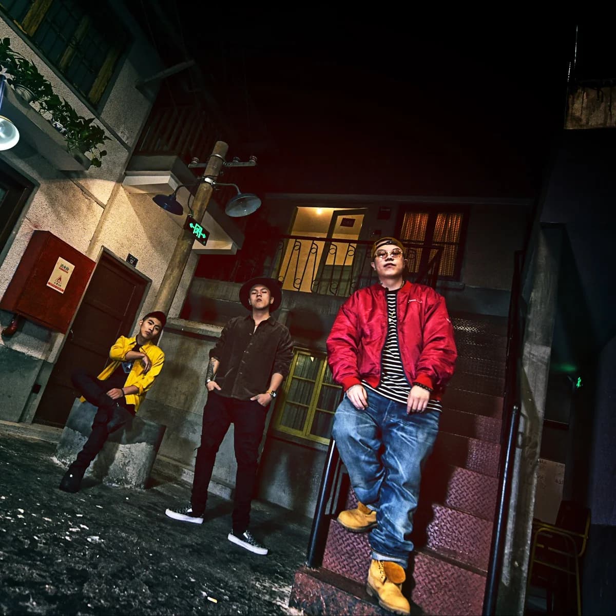 C-BLOCK members Sheng Yu KungFu-Pen and KEY L Liu Cong in their official Apple Music artist portrait
