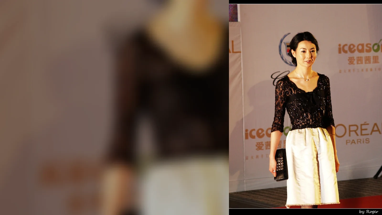 Maggie Cheung on a Shanghai film festival red carpet