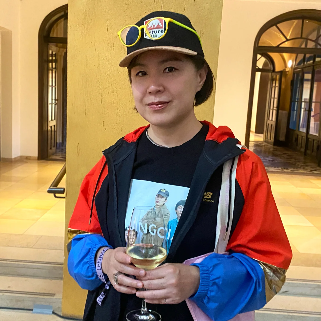 Cao Fei at the 2024 opening of her Meta-mentary exhibition at Lenbachhaus in Munich