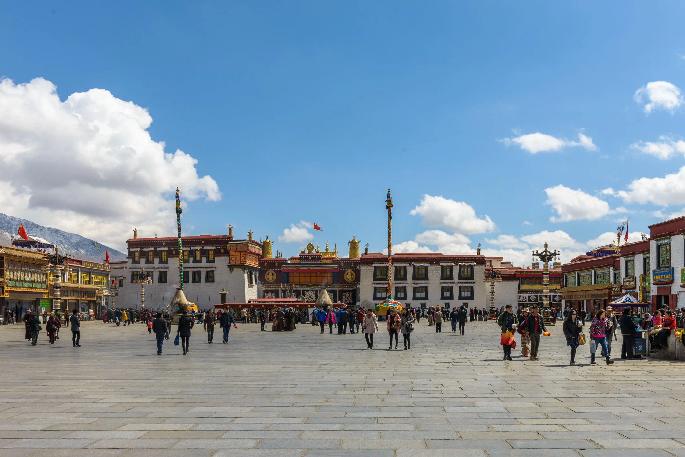 Jokhang Temple and the public square at the center of Lhasa