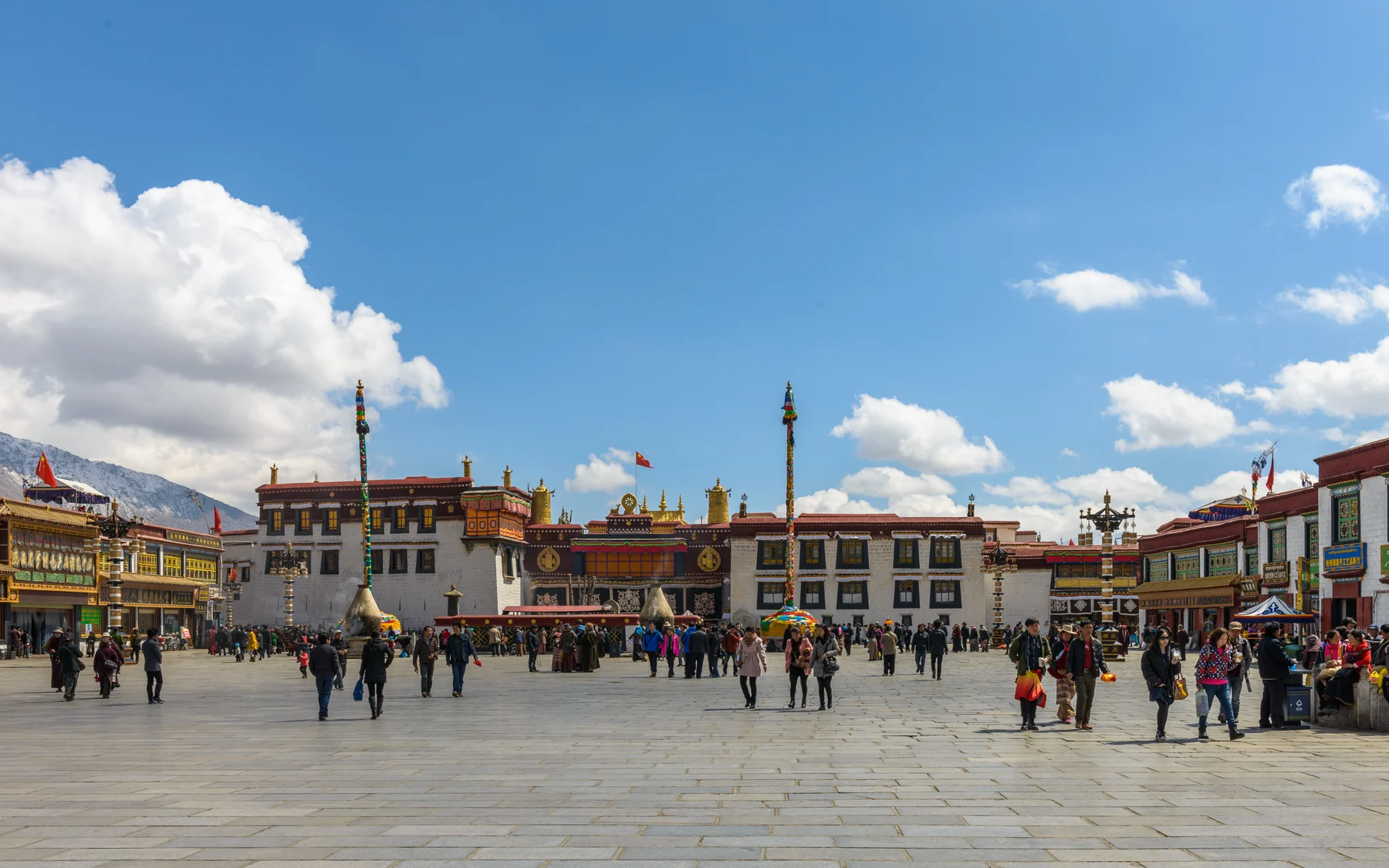 Jokhang Temple in Lhasa, where pilgrimage and city movement meet