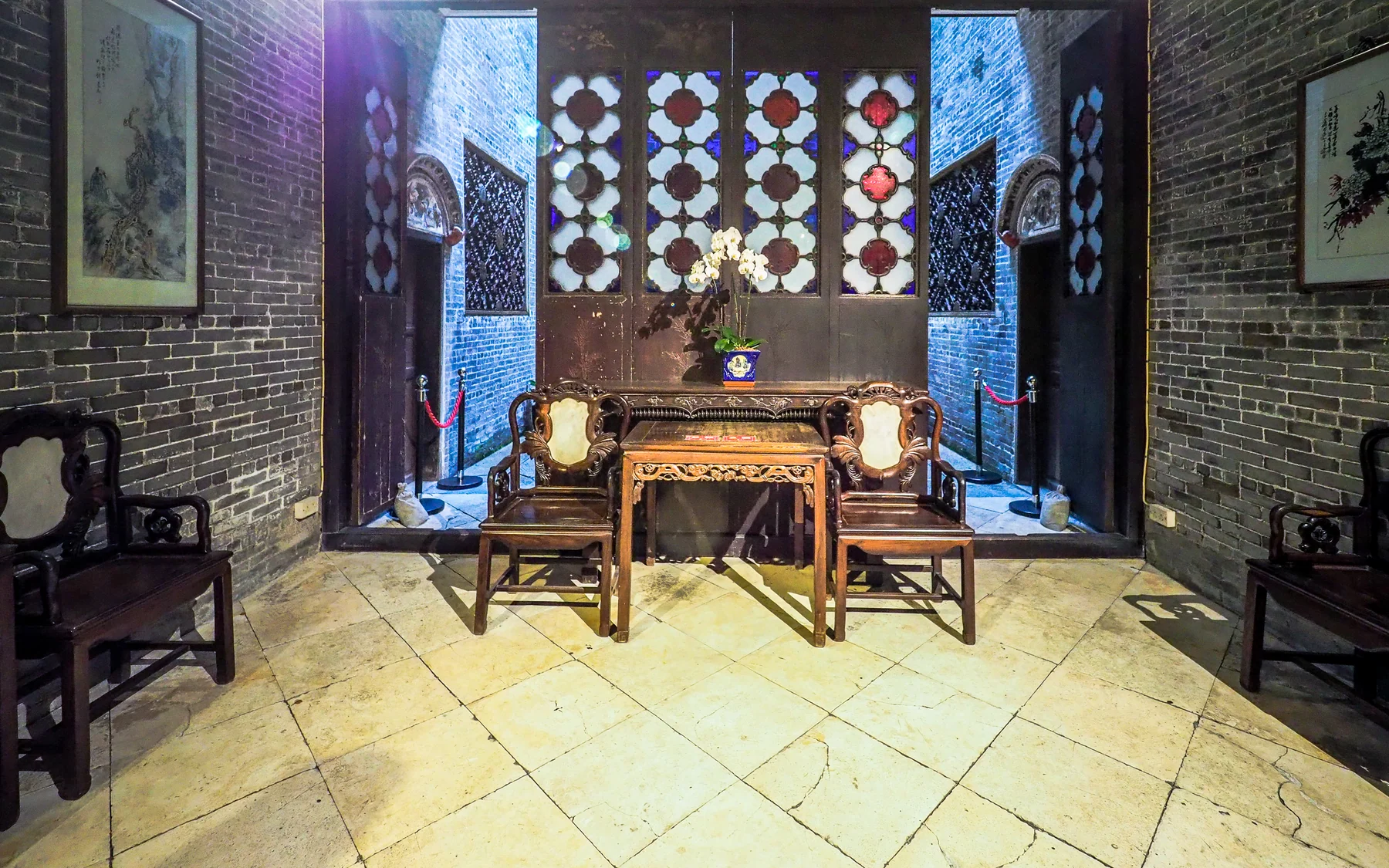 Lou Kau Mansion in Macau, showing a Chinese merchant house within the historic centre