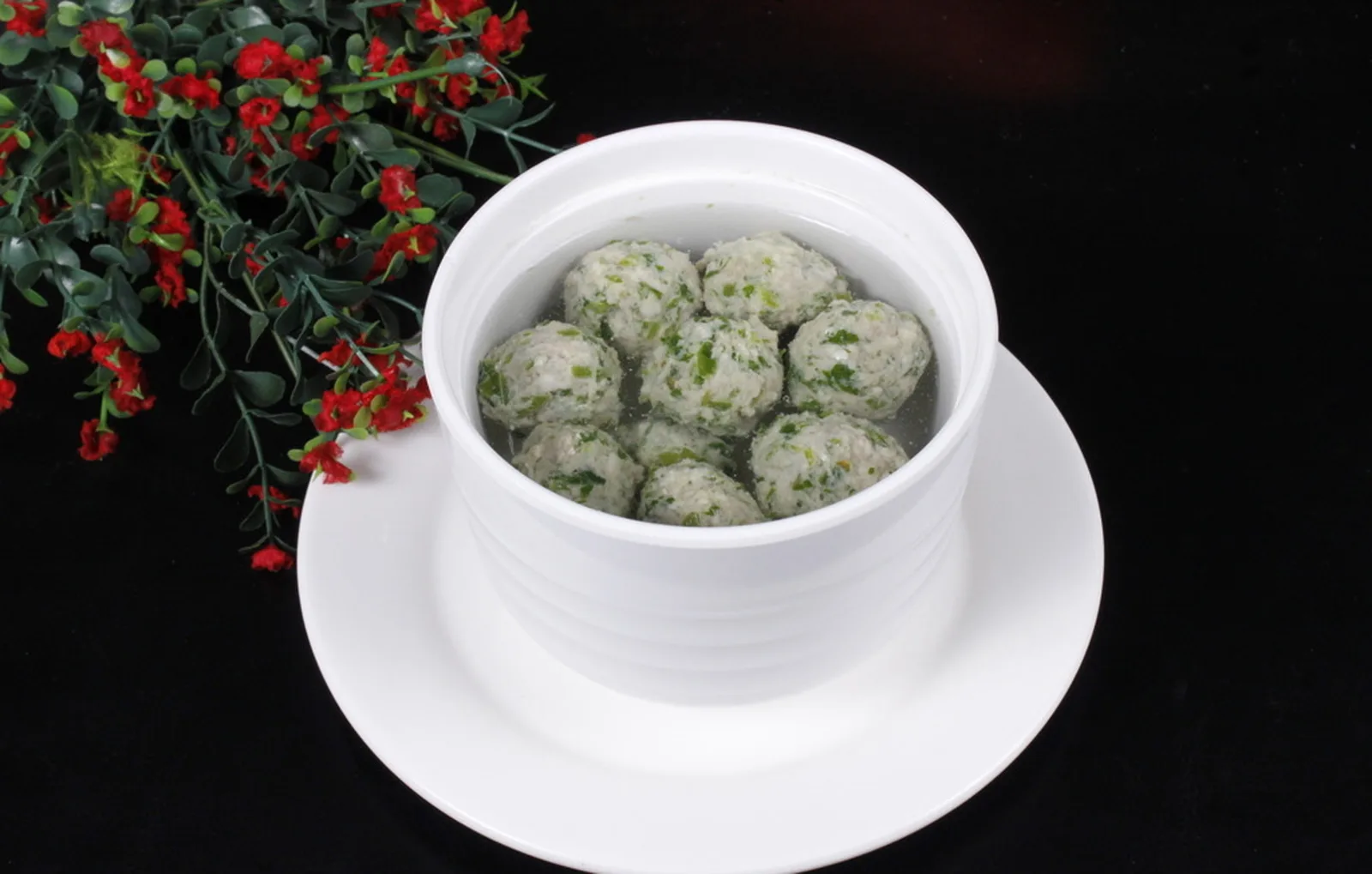 Clear fish ball soup representing Fujian cuisine