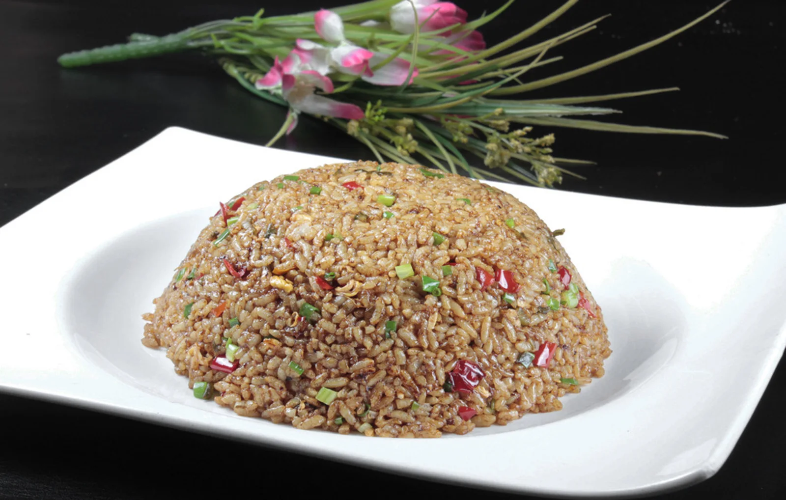 Chinese fried rice served as part of the broad Chinese American food story