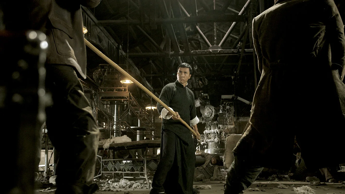 Donnie Yen as Ip Man in the 2008 Ip Man movie