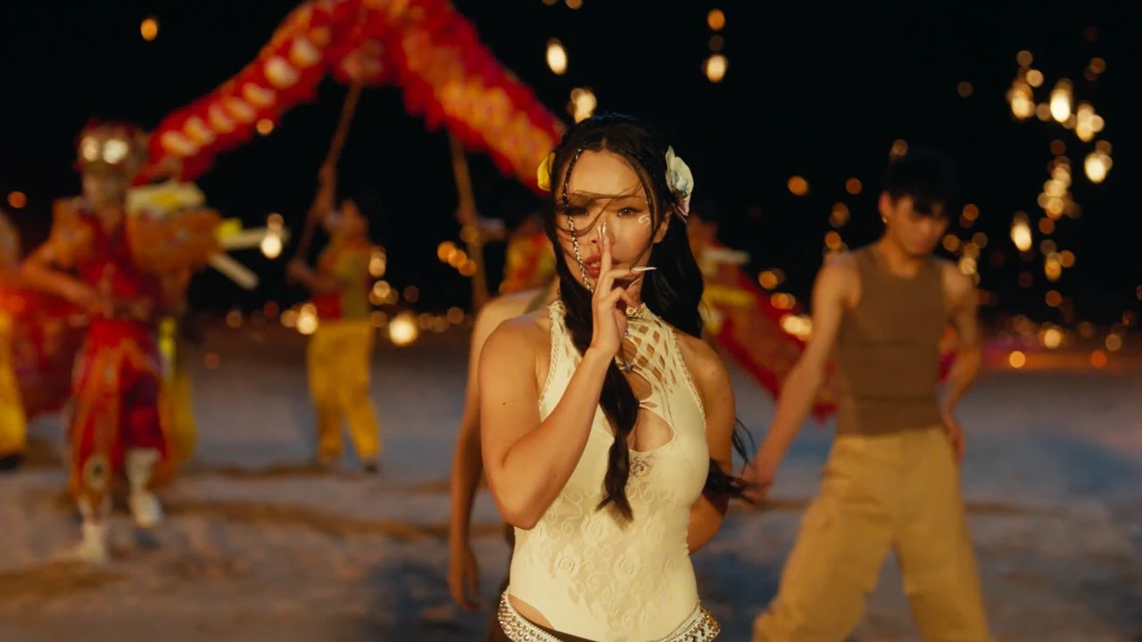 Vinida Weng performing in the official WAIYA music video