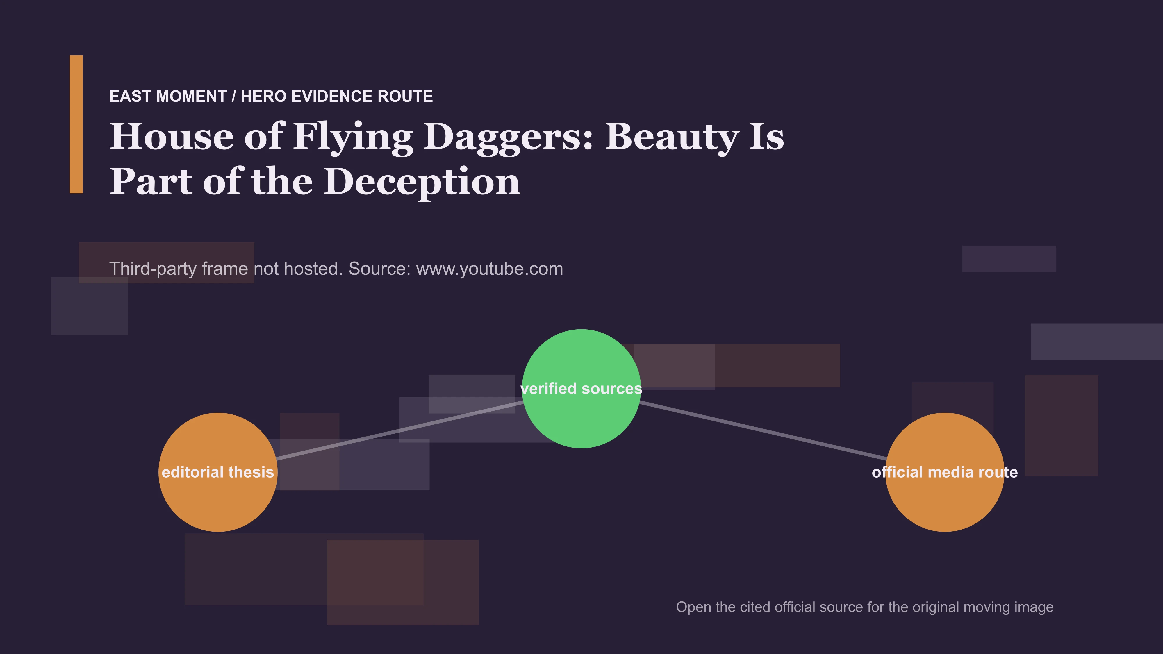 Mei moves through a green bamboo setting in House of Flying Daggers