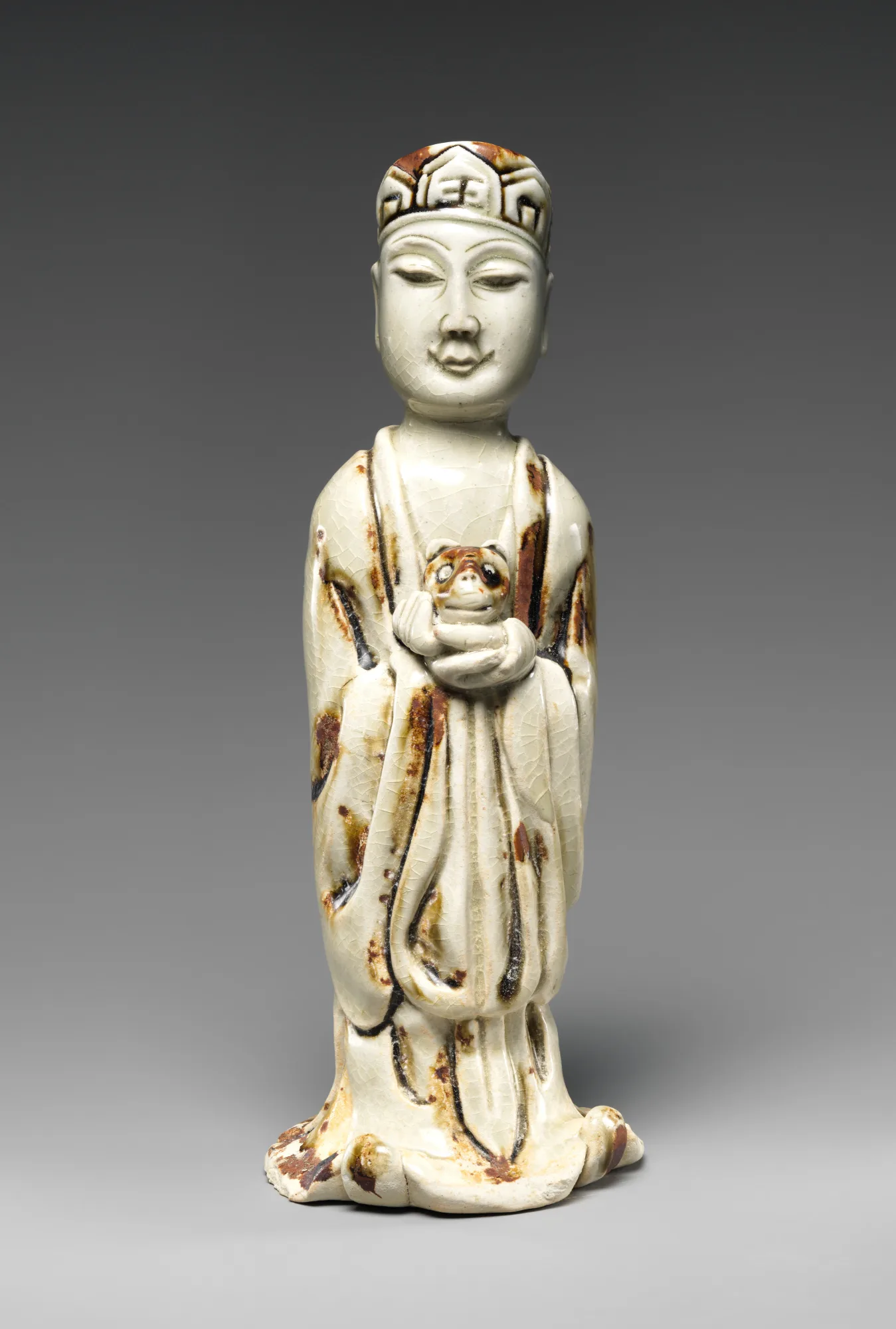 Chinese zodiac calculator context showing a Song qingbai figure holding a tiger attribute