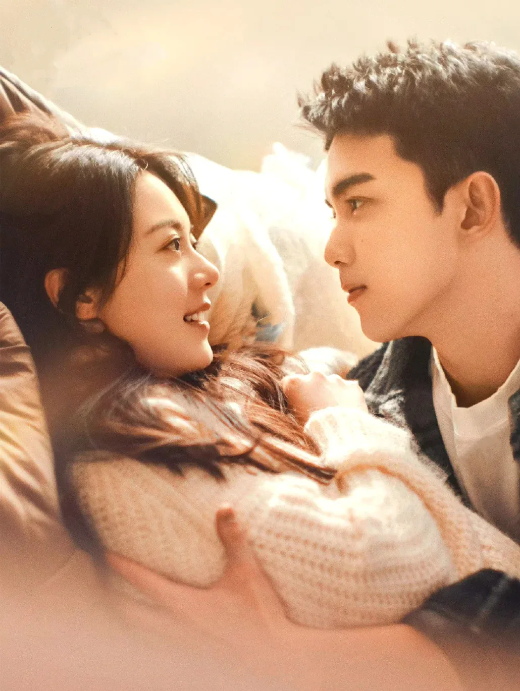 A Xiaohongshu poster set captures the warm, close visual promise that brings many viewers to Amidst a Snowstorm of Love