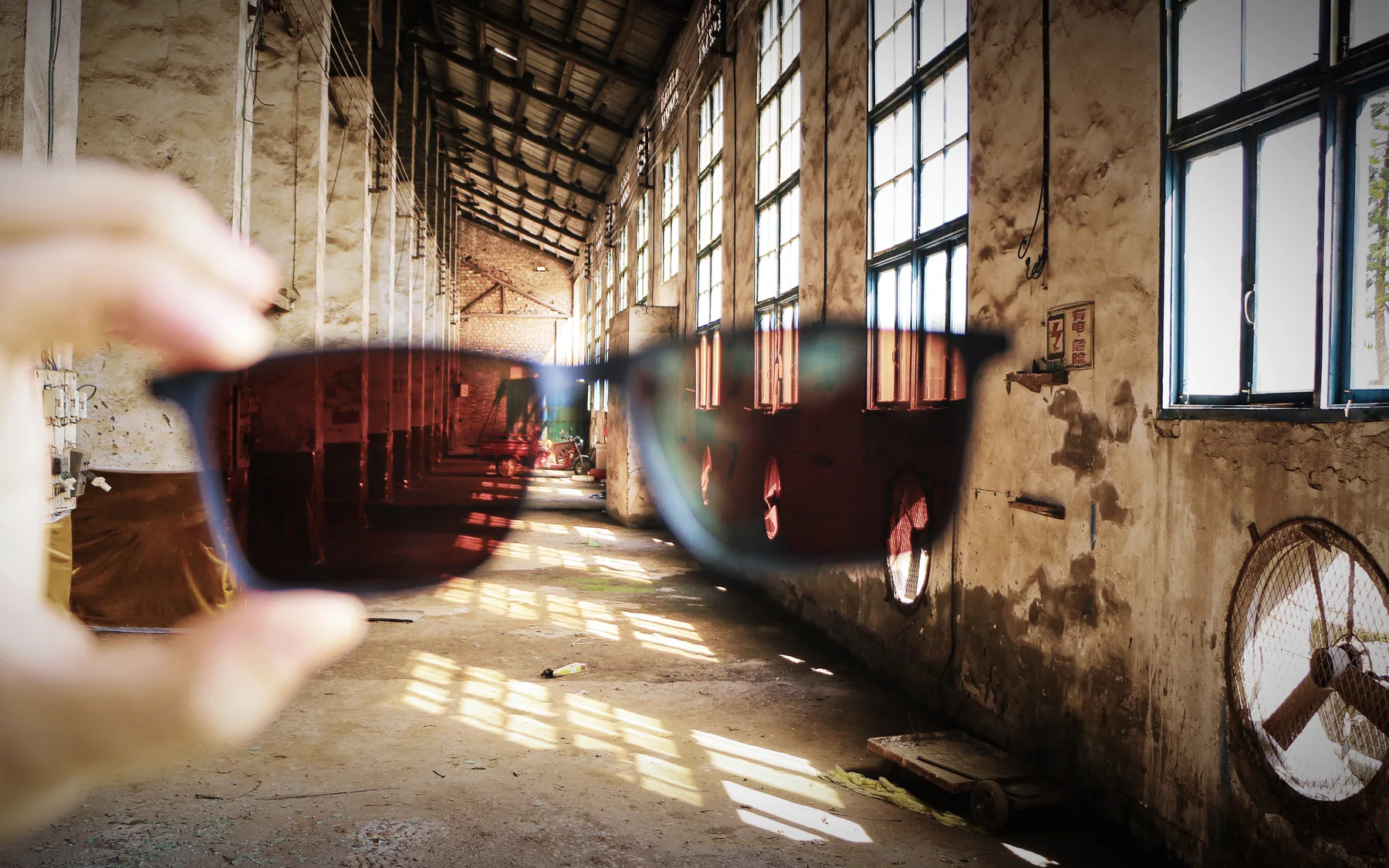 A reused Chongqing industrial interior showing what remains visible beyond decorative renovation