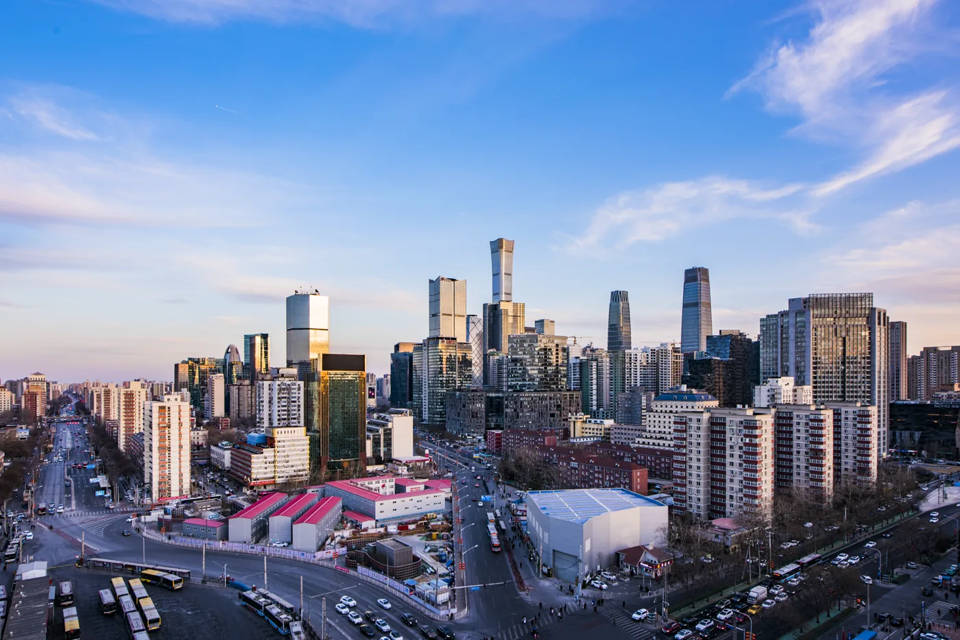 Contemporary Beijing skyline introducing the best cities in China for first-time visitors